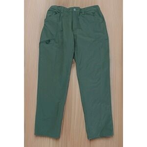Patagonia Hiking Pants Mens 38 (Fits 36) Green Lightweight Outdoor Zip Pocket